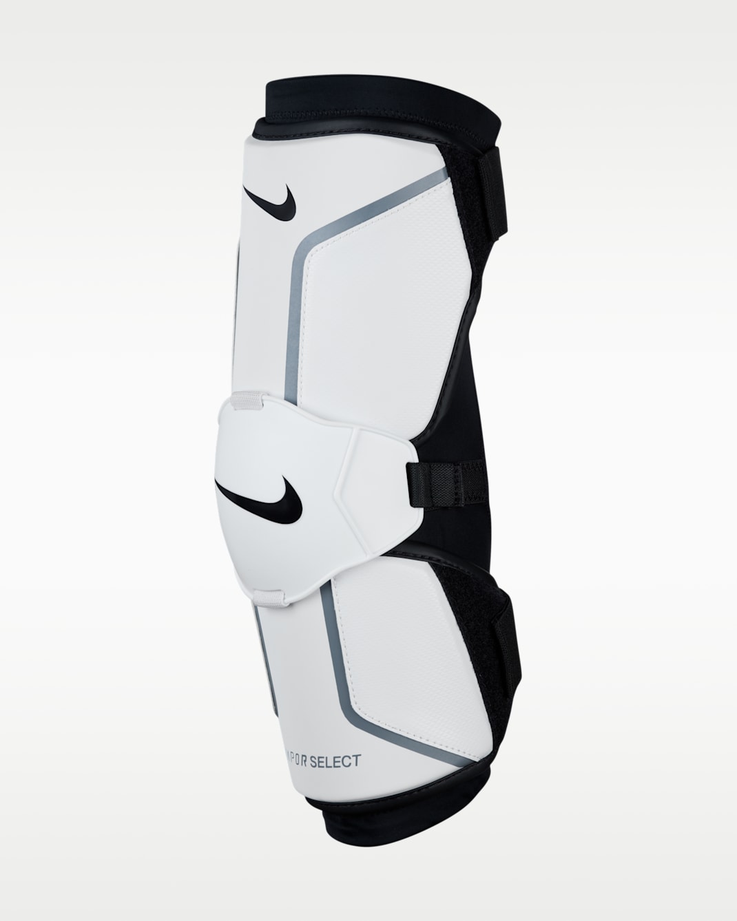 Protectores para el brazo de lacrosse para hombre Nike Vapor Select 2.0 - Blanco