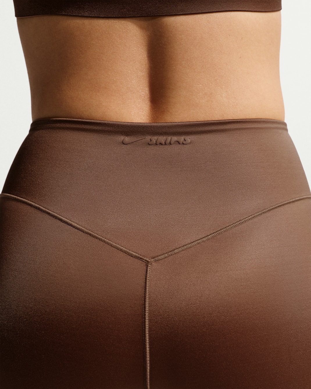 NikeSKIMS Satin Shine Women's Mid-Rise 7" Bonded Biker Shorts