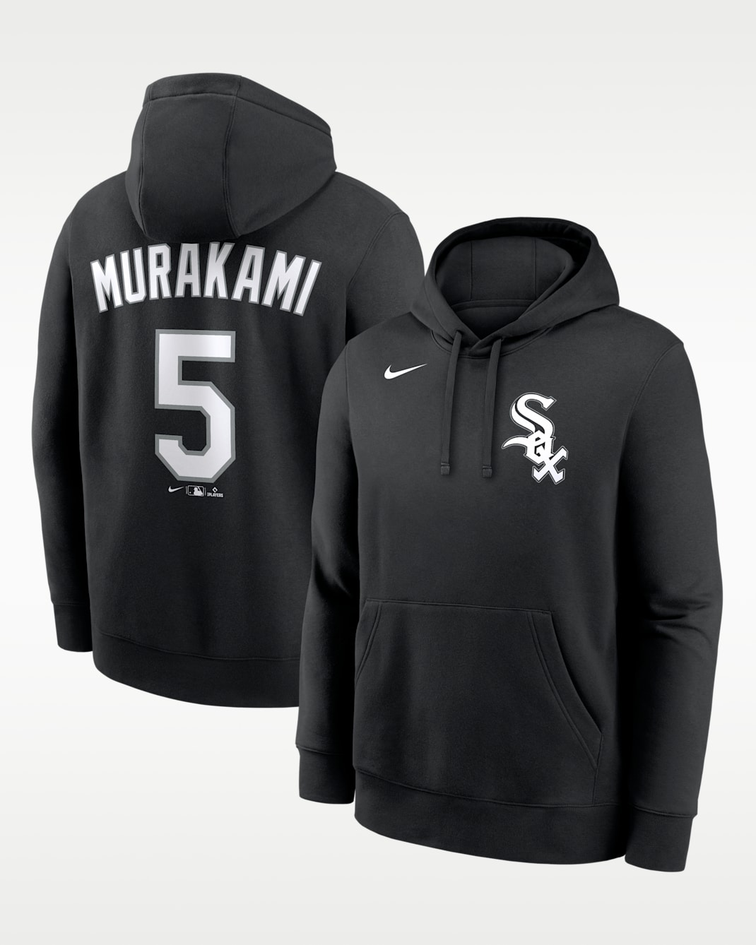 Munetaka Murakami Chicago White Sox Club Men's Nike MLB Pullover Hoodie - Black