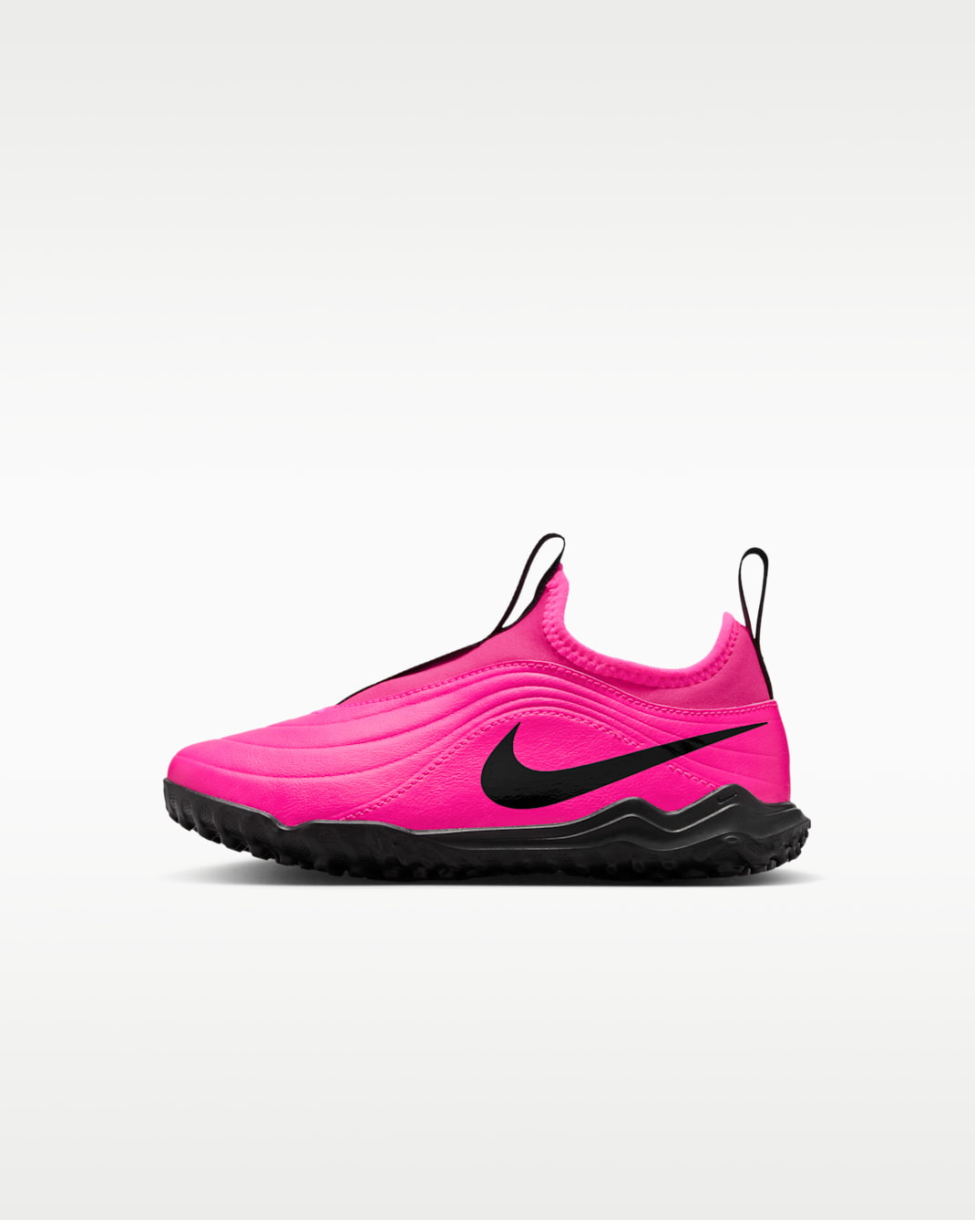 Nike Jr. Tiempo Maestro Flex Younger Kids' Turf High-Top Football Boots - Pink Blast/Black