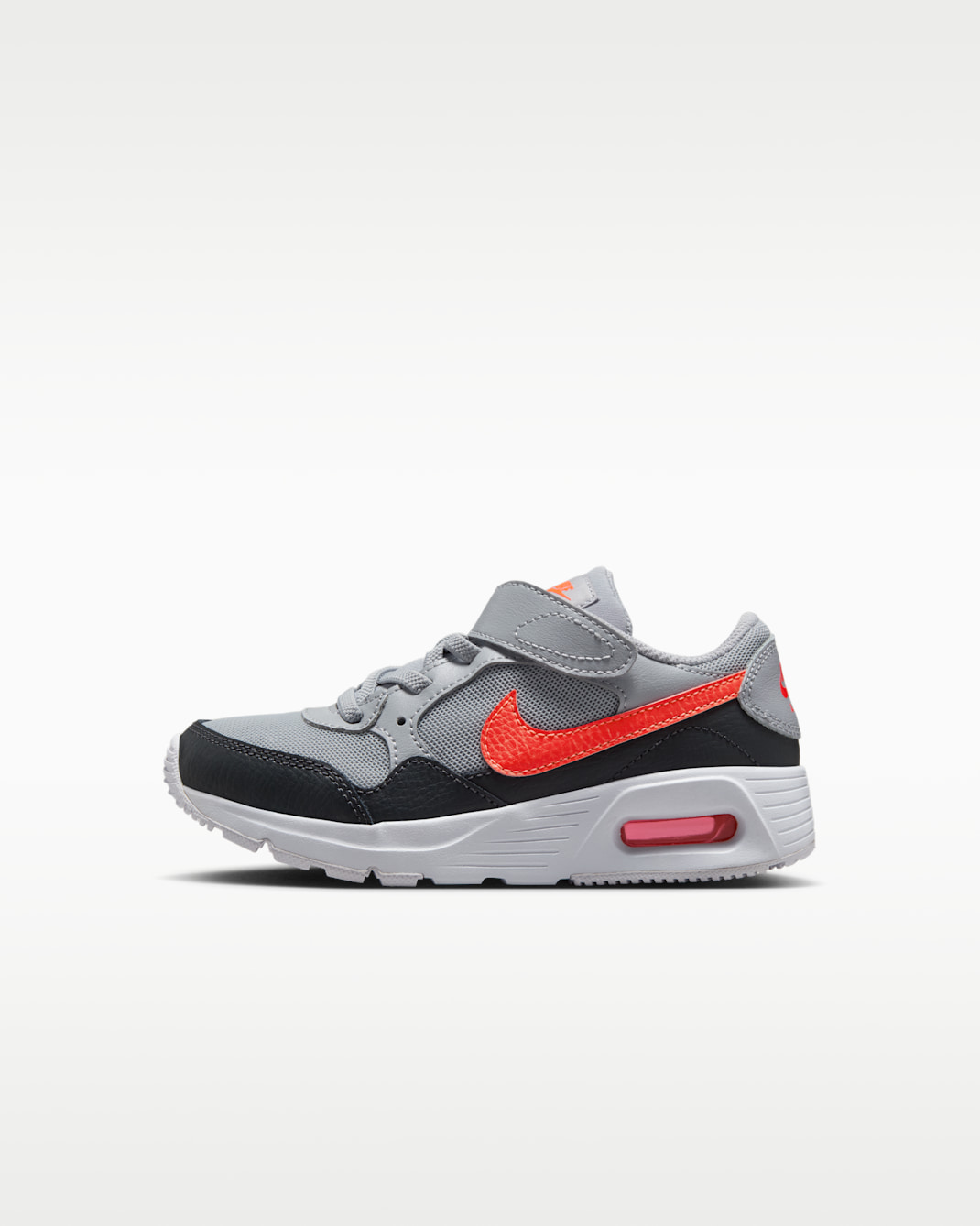 Nike Air Max SC Younger Kids' Shoes - Wolf Grey/Anthracite/White/Bright Crimson