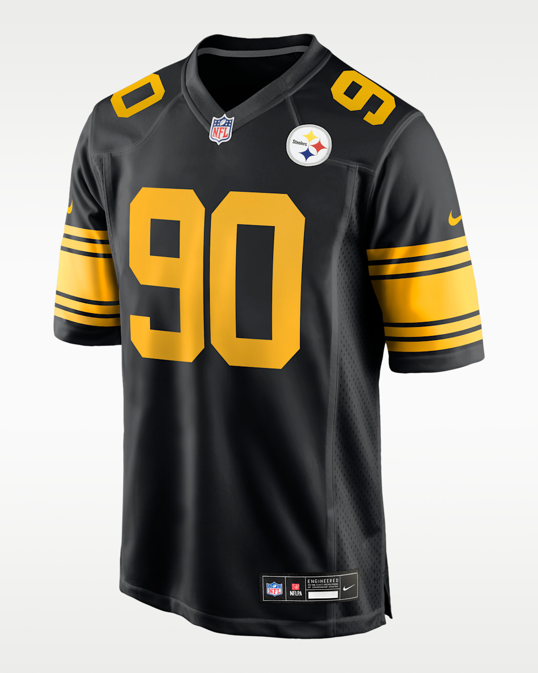 NFL Pittsburgh Steelers (T.J. Watt) Jersey de fútbol americano Game para hombre - Negro