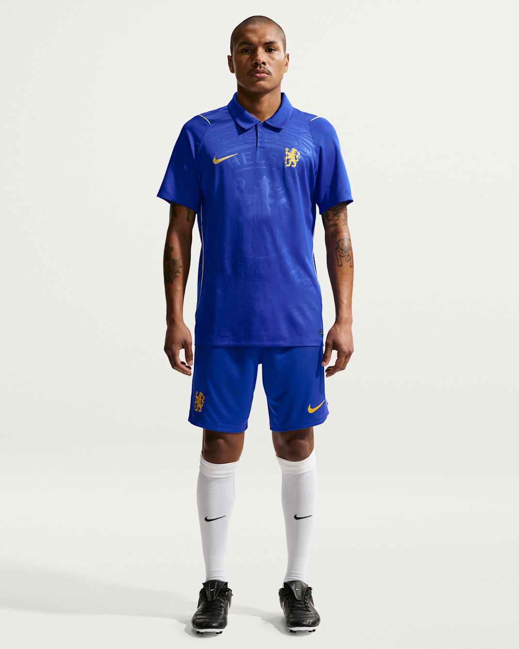 Chelsea FC 2026/27 Stadium Home Nike Dri-FIT Replica-fodboldshorts til mænd - Bright Blue/Midwest Gold/Midwest Gold