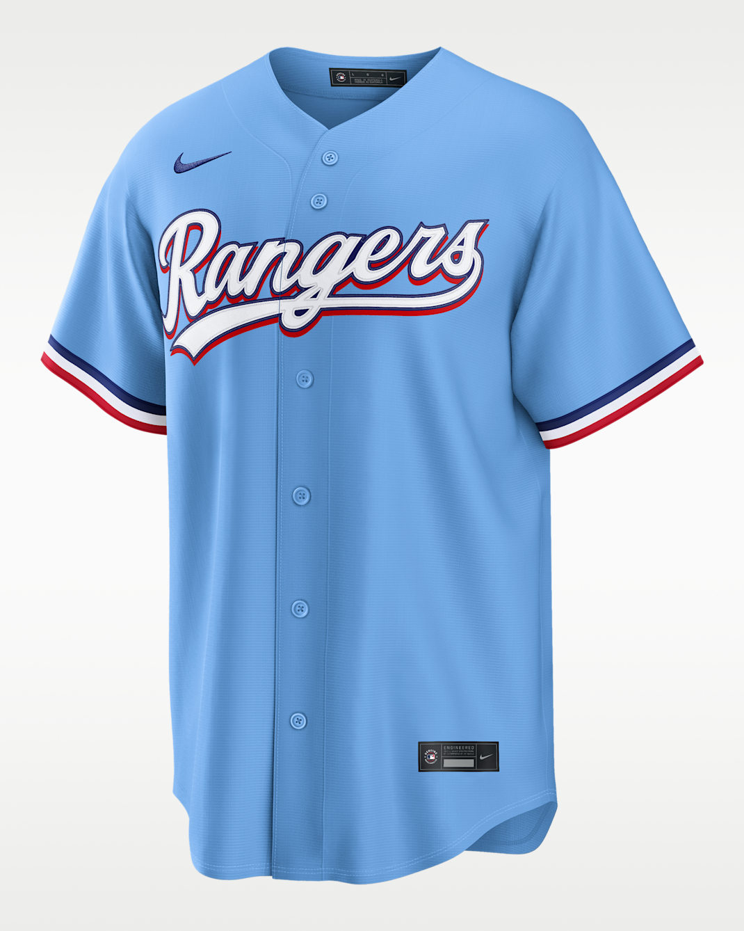 Corey Seager Texas Rangers Men's Nike MLB Replica Jersey - Light Blue