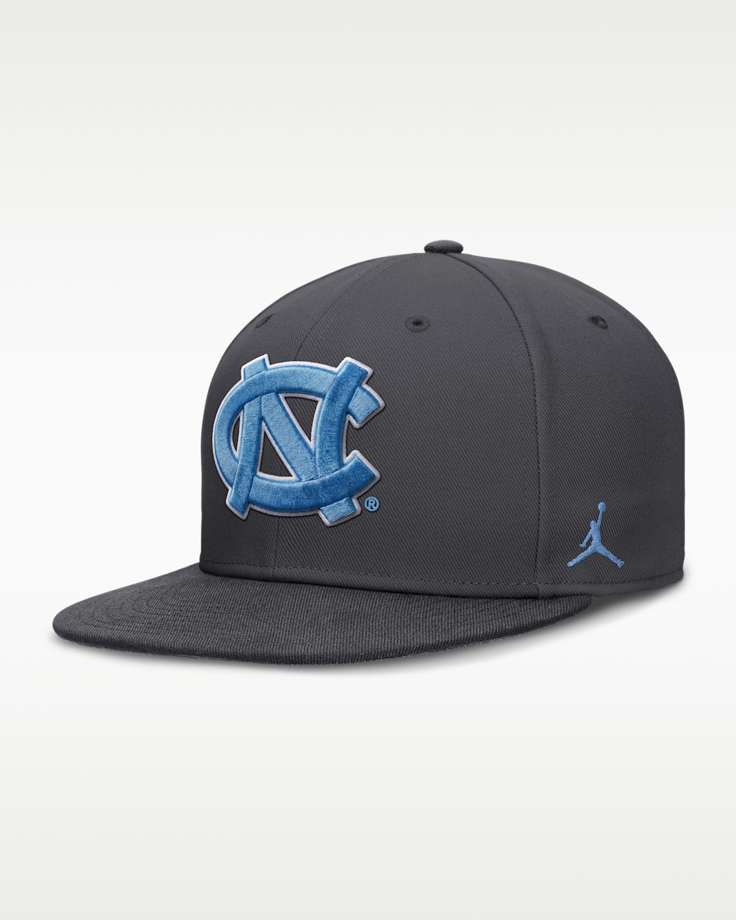 North Carolina Pro Men's Jordan Brand Dri-FIT College Fitted Hat - Anthracite