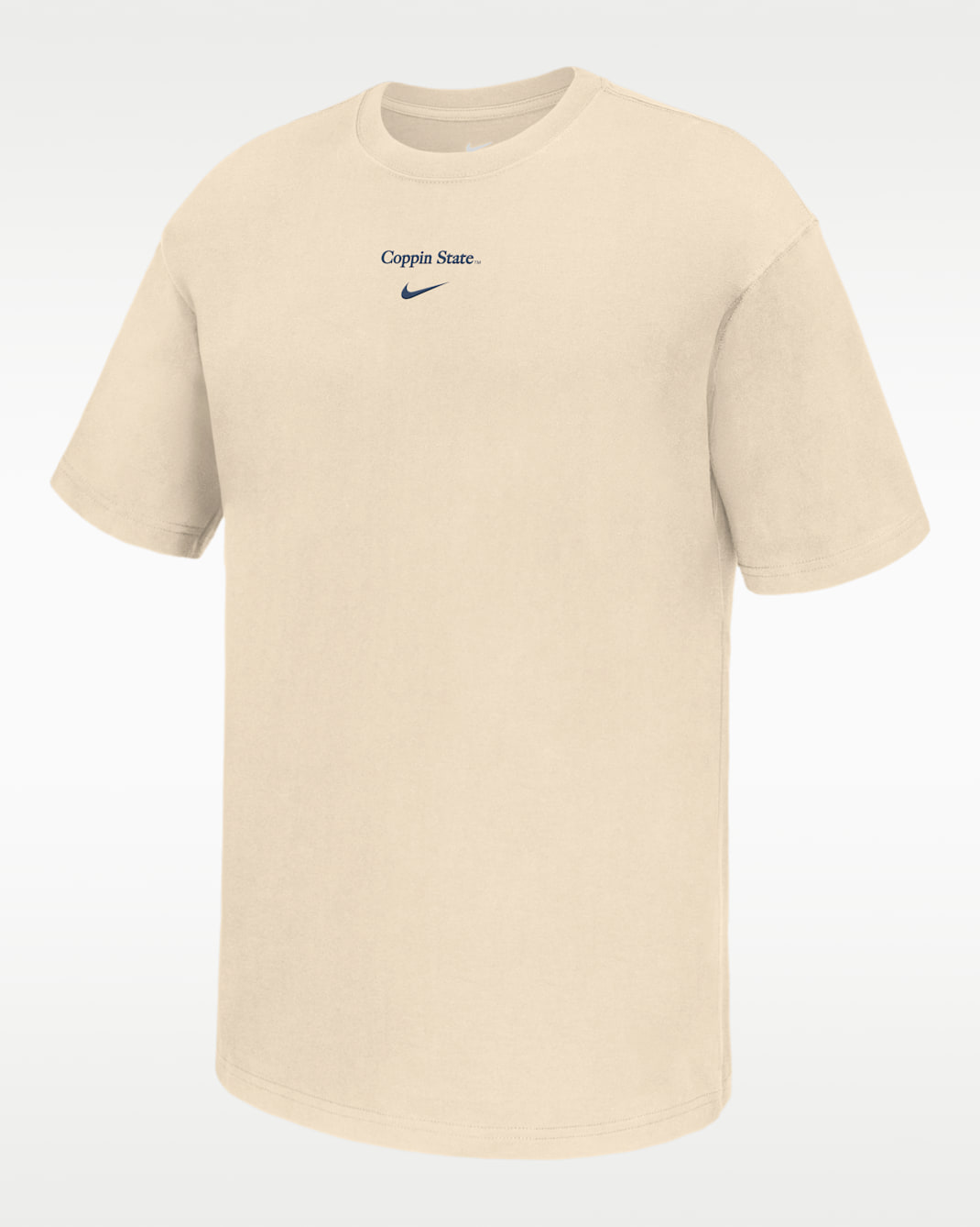 Playera de manga corta para hombre Nike College (Coppin State University) - Natural