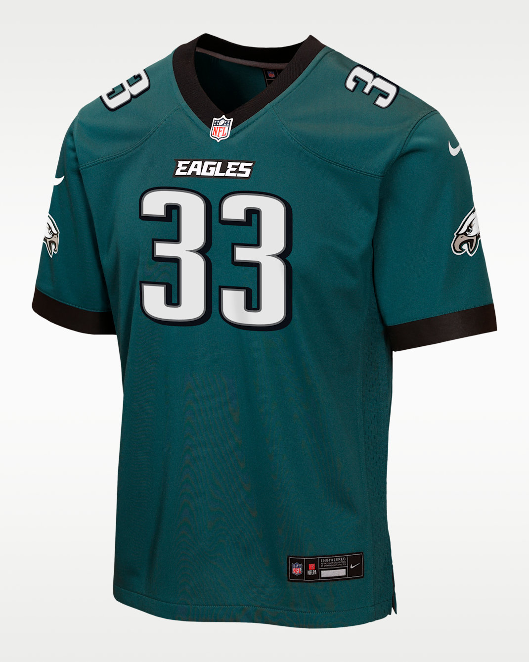 Cooper Djean Philadelphia Eagles Big Kids' Game Jersey - Green