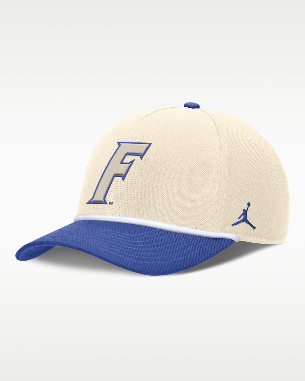 Florida Primetime Rope 2-Tone Rise Men's Jordan Brand College Adjustable Hat - Natural
