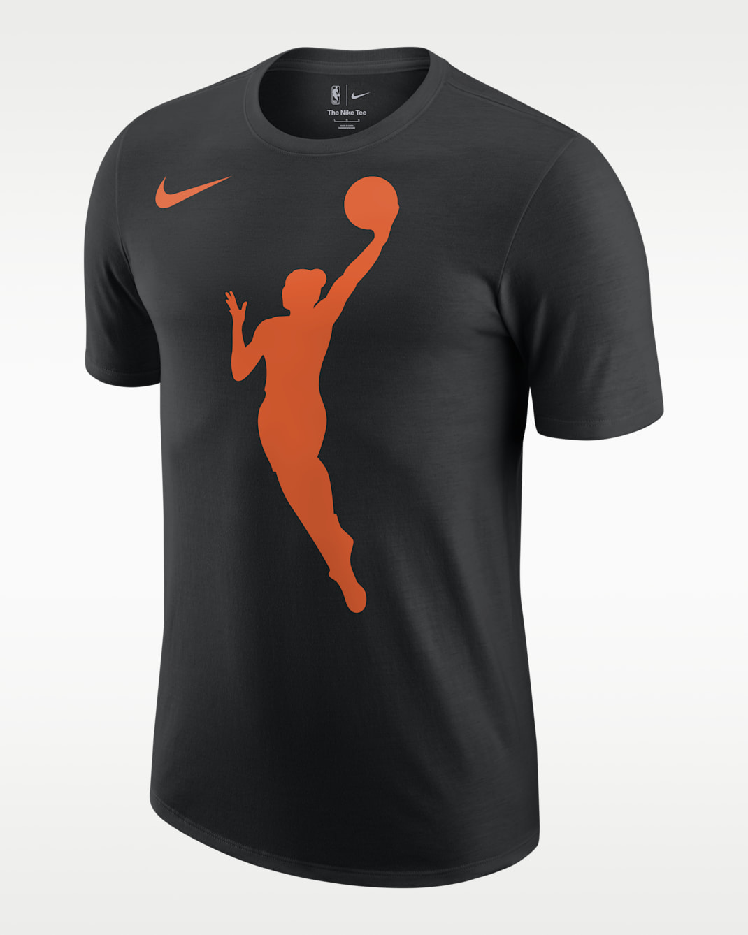 Playera Nike WNBA Team 13 - Negro/Naranja brillante