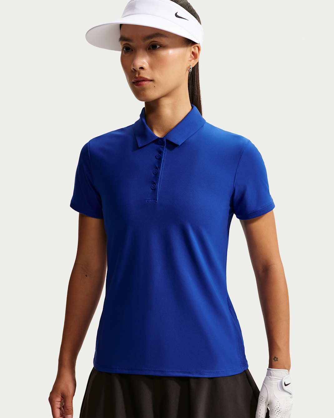Nike Victory Women's Dri-FIT Short-Sleeve Golf Polo - Old Royal/White
