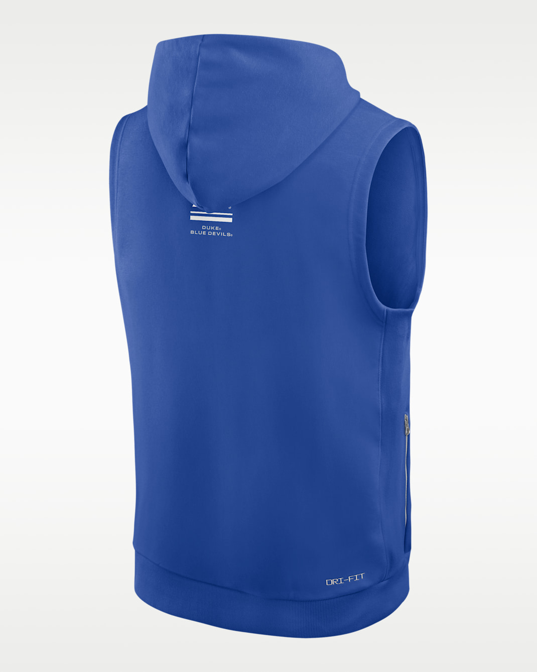 Duke Sideline Men's Nike Dri-FIT College Sleeveless Pullover Hoodie