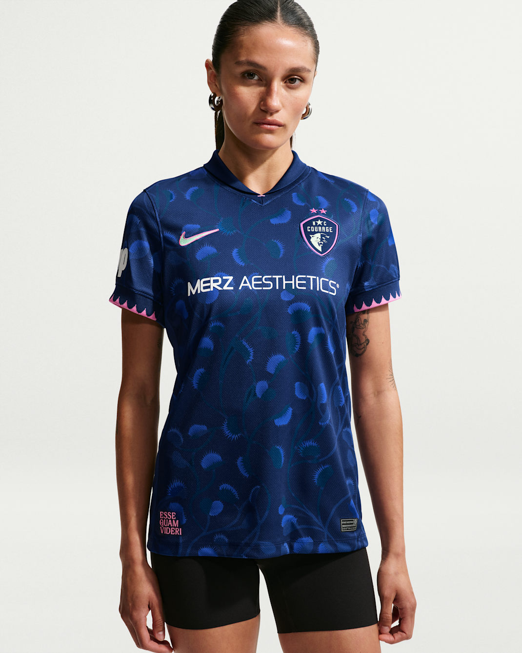 North Carolina Courage Stadium Away Women's Nike Dri-FIT NWSL Replica Jersey - Blue Void