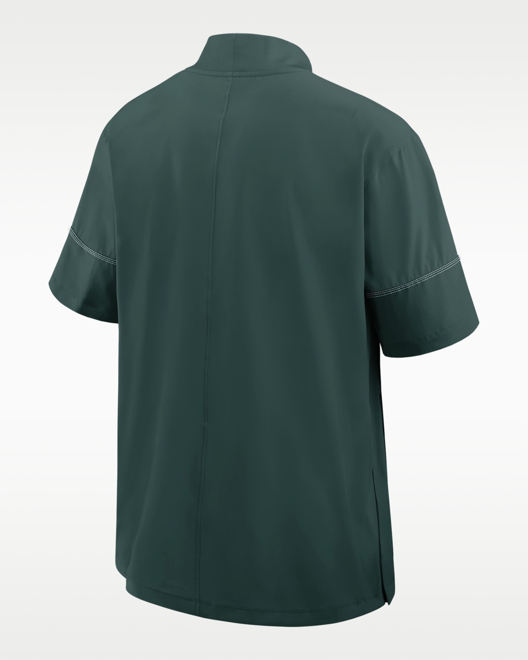 Michigan State Sideline Coach Men's Nike College 1/2-Zip Short-Sleeve Hooded Jacket
