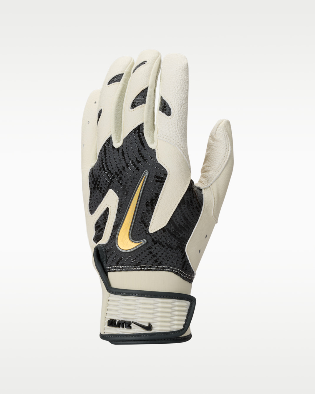 Nike Alpha Elite 2.0 Baseball Batting Gloves - Anthracite/Coconut Milk/Black/Multi-Color