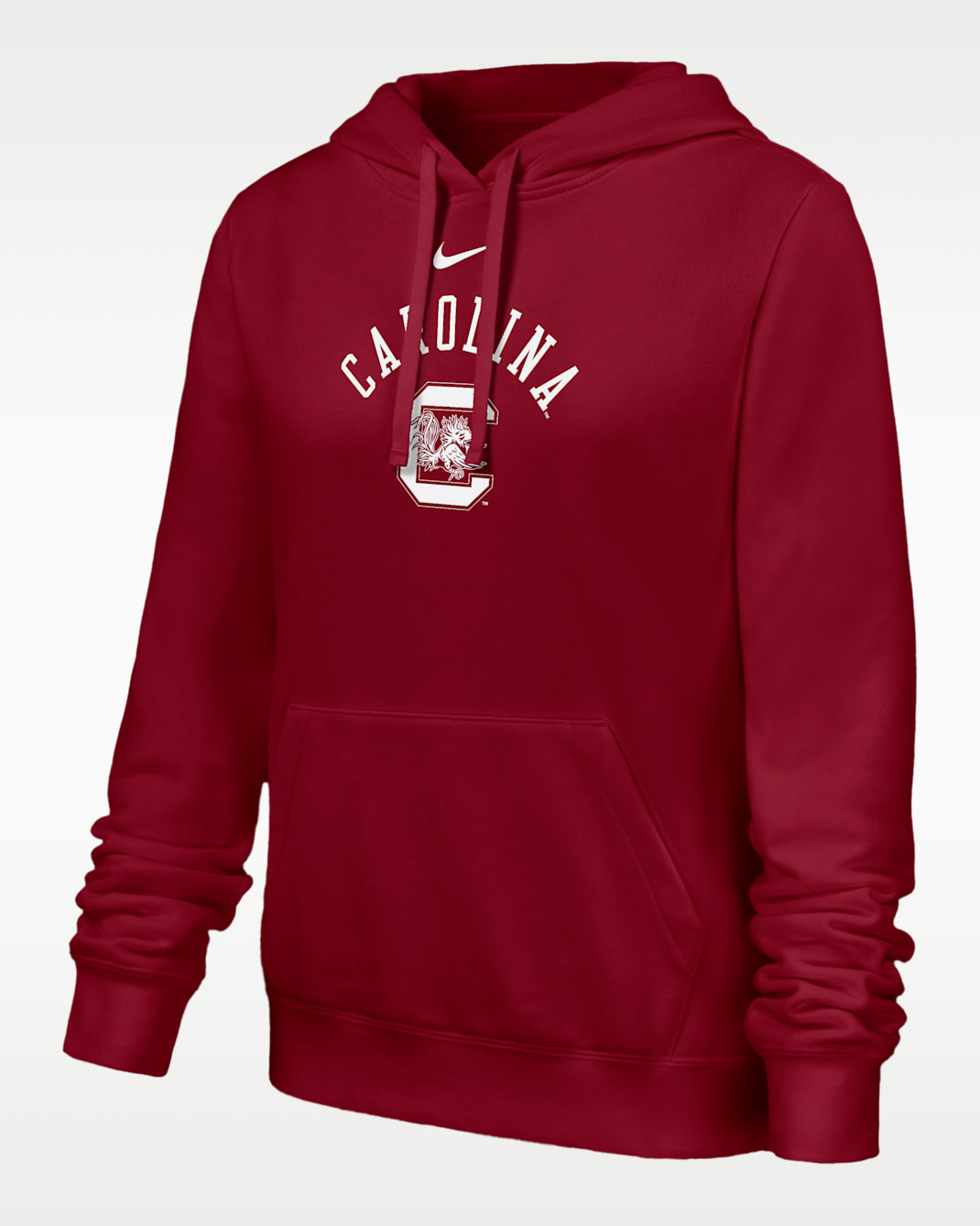 Nike College Club (South Carolina Gamecocks) Women's Pullover Hoodie - Garnet