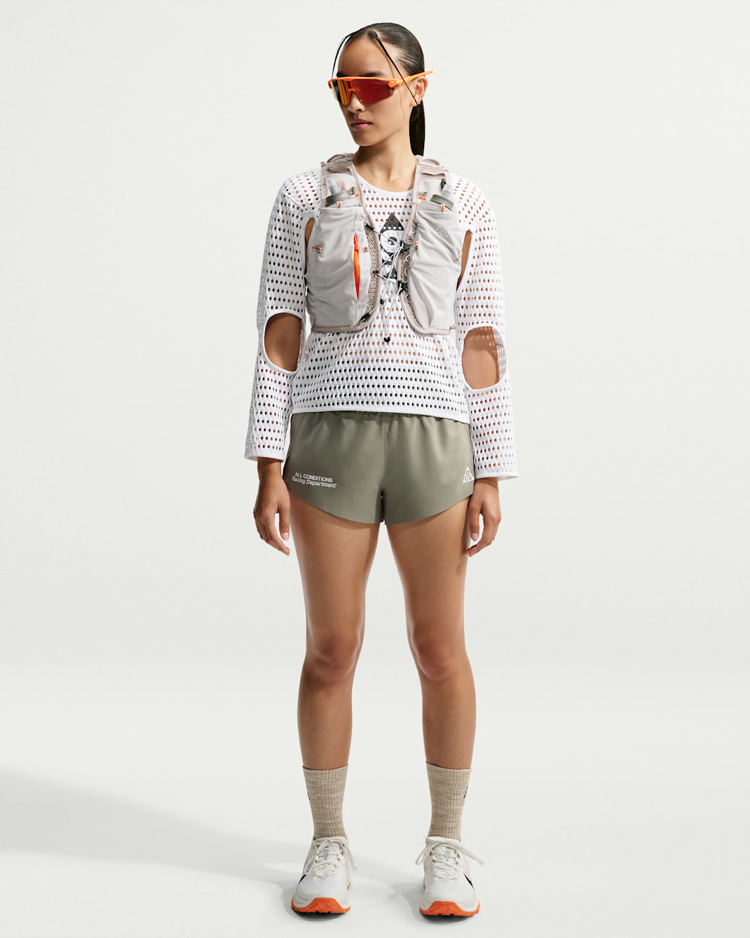 ACG "Trailwind" ウィメンズ Dri-FIT ADV ショートパンツ - ライトアーミー/ホワイト
