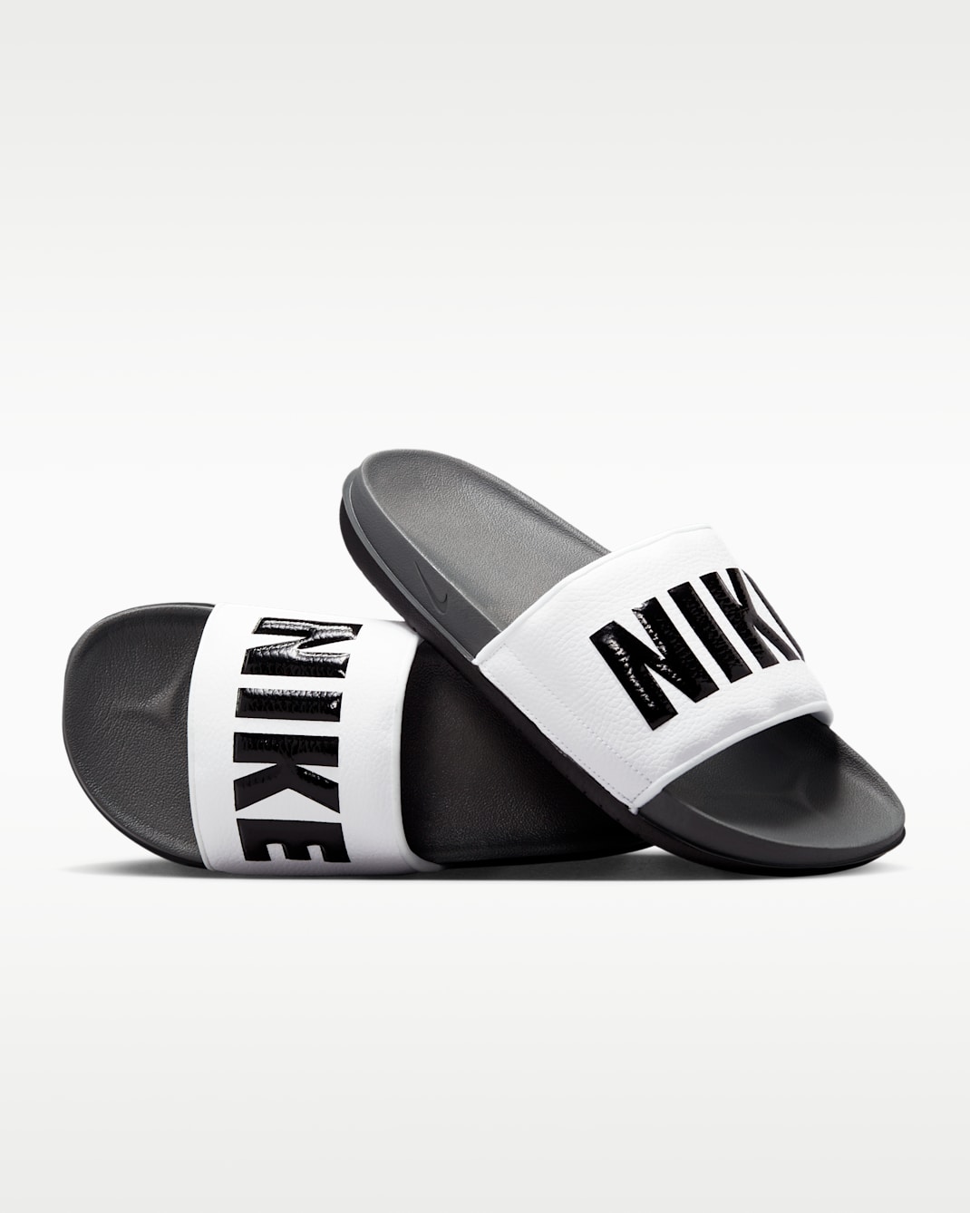 Chancla para hombre Nike Offcourt - Gris oscuro/Blanco/Negro