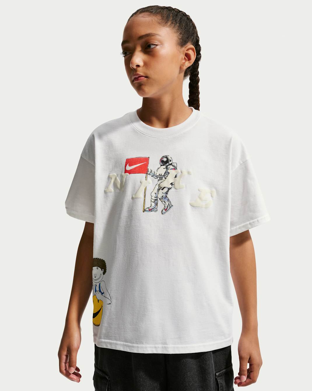 Nike Sportswear Big Kids' T-Shirt - White