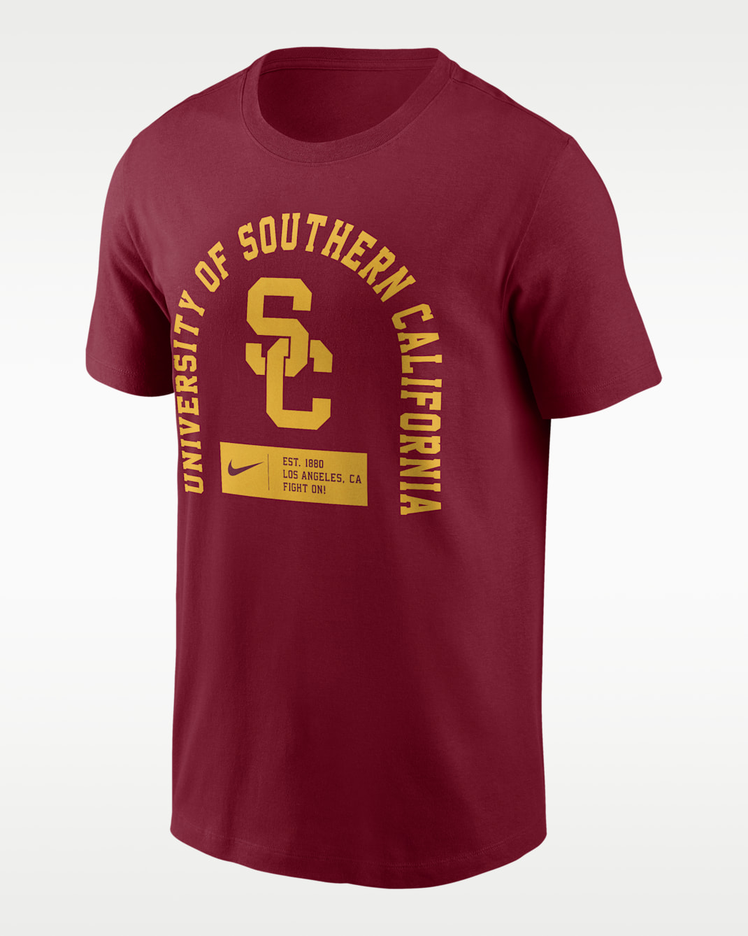Playera universitaria Nike para hombre USC Primetime Seasonal - Rojo cardenal
