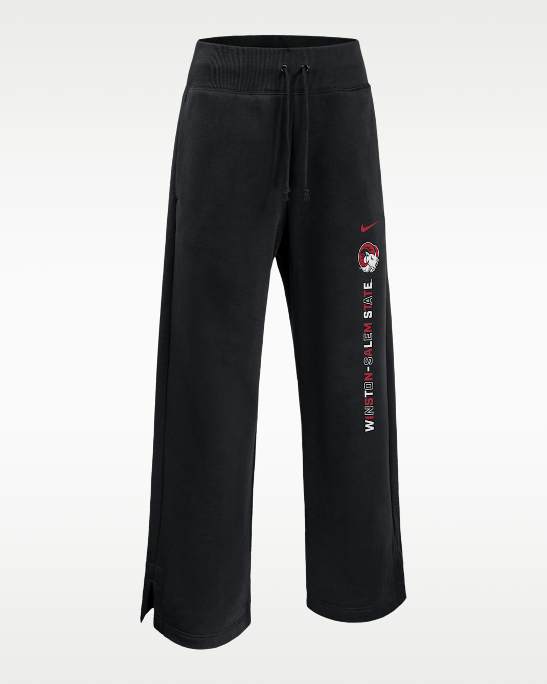 Nike College (Winston-Salem State) Women's Phoenix Fleece Sweatpants - Black