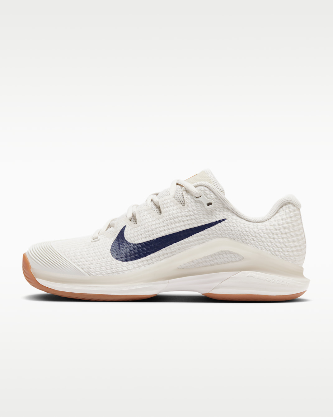 Nike Vapor 12 Women's Hard Court Tennis Shoes - Summit White/Phantom/Gum Medium Brown/Binary Blue