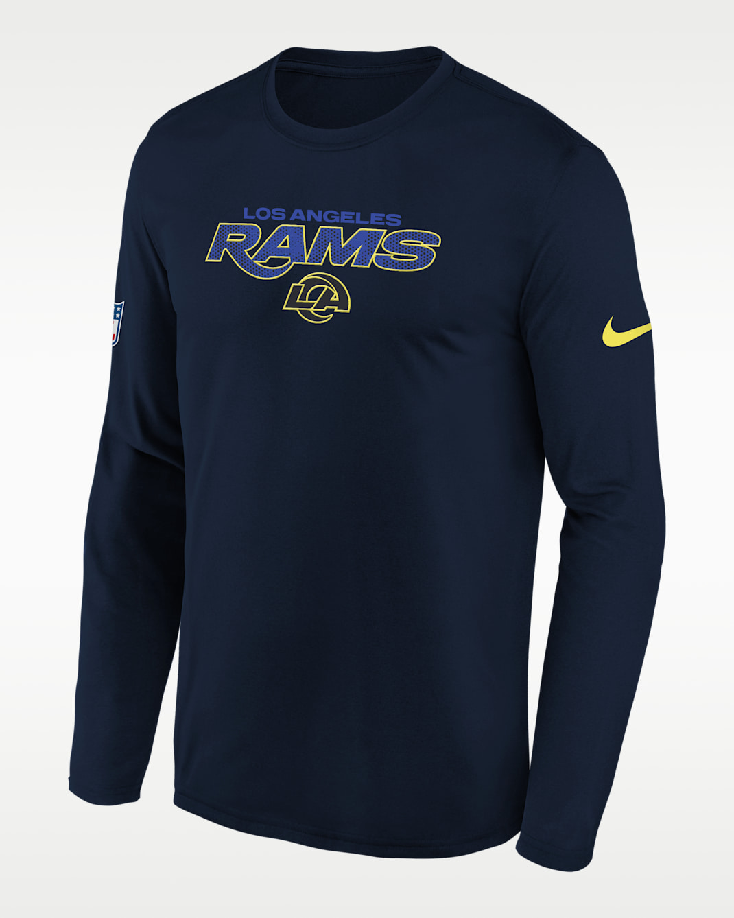 Los Angeles Rams Rivalries Collection Sideline Legend Big Kids' Nike Dri-FIT NFL Long-Sleeve T-Shirt - Dark Blue