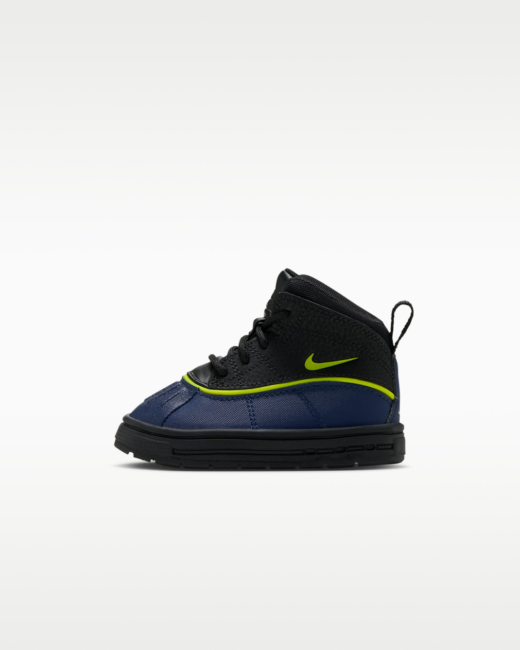 Nike ACG Woodside 2 High Baby/Toddler Boots - Black/Midnight Navy/Lemon Venom