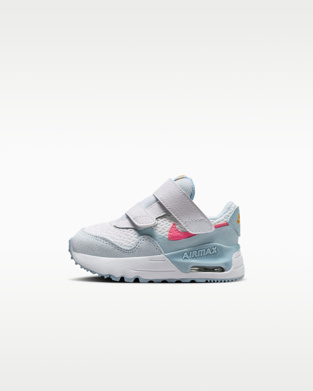 Nike Air Max SYSTM Baby/Toddler Shoes - White/Blue Tint/Light Armory Blue/Pinksicle