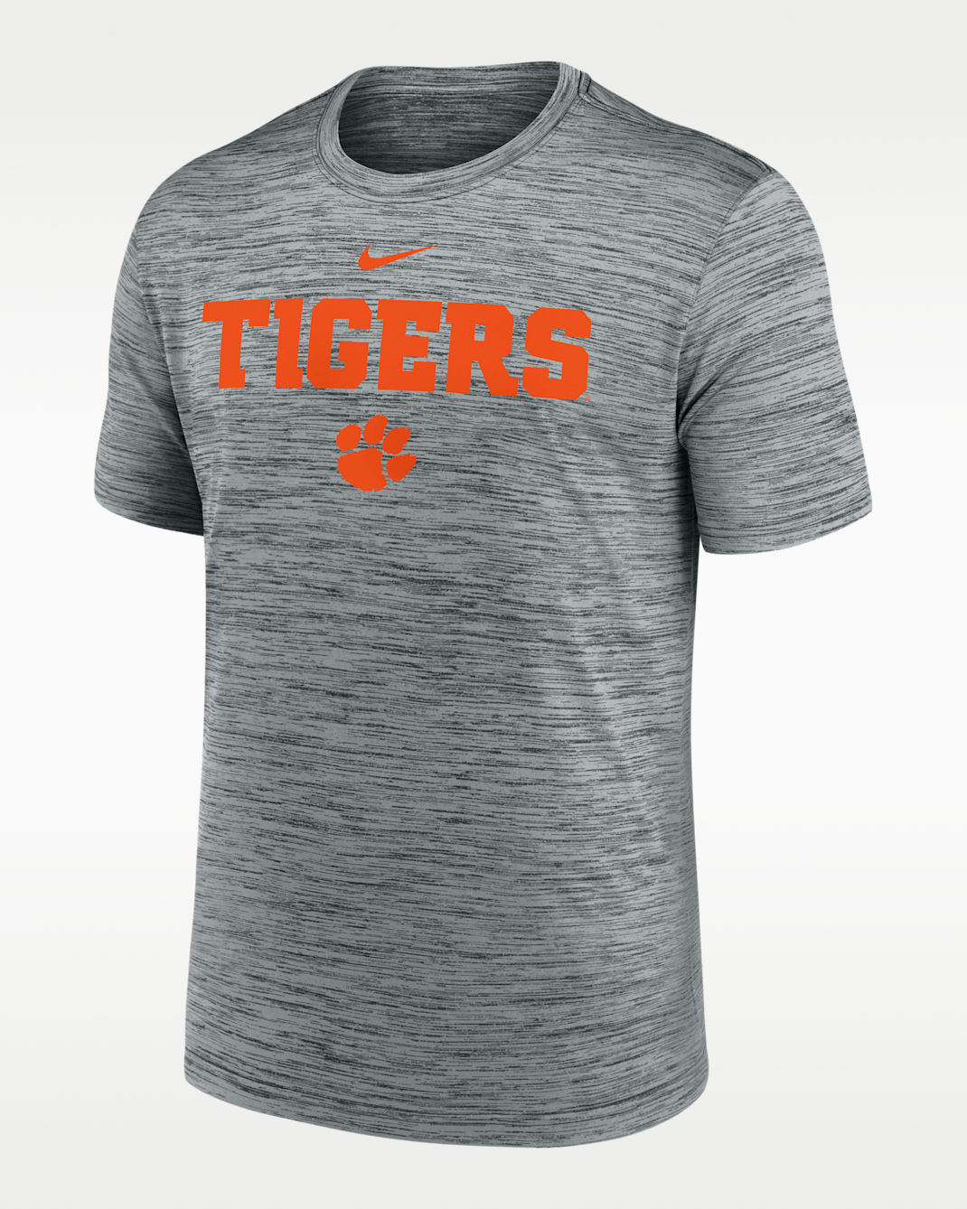 Clemson Sideline Velocity Men's Nike Dri-FIT College T-Shirt - Dark Grey Heather