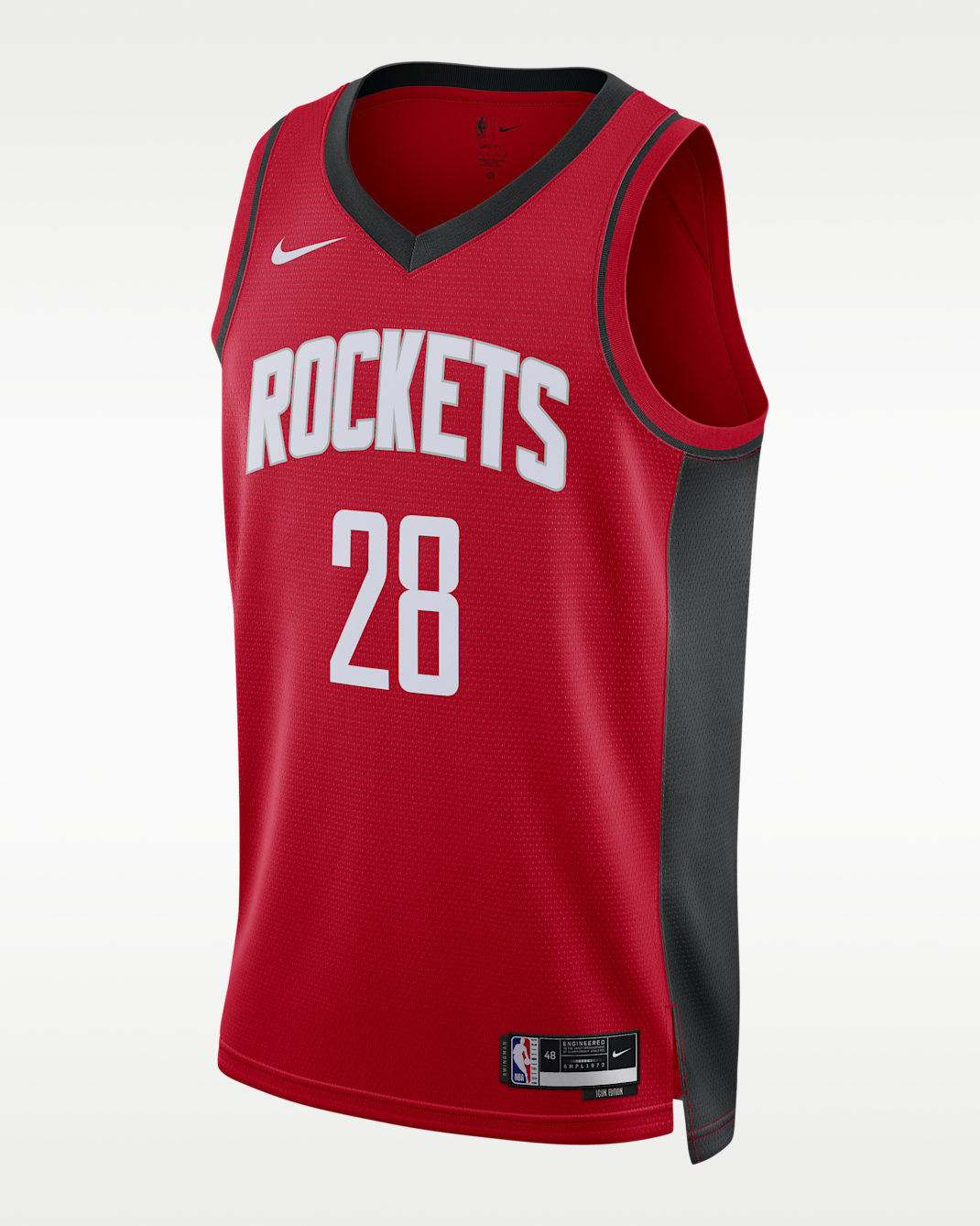 Houston Rockets Icon Edition Men's Nike Dri-FIT NBA Swingman Jersey - University Red