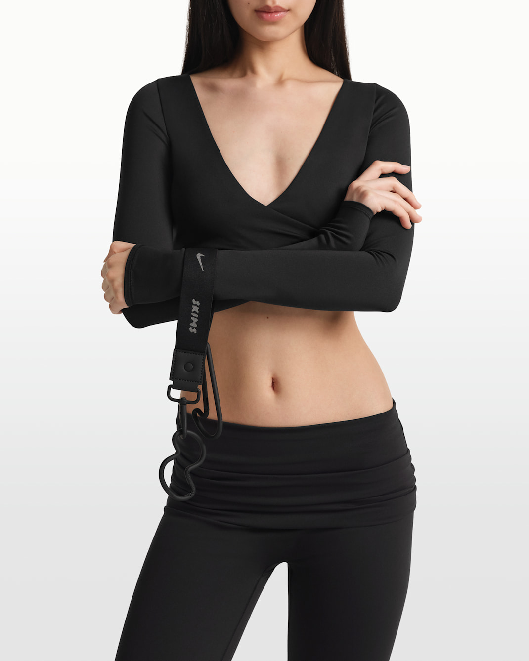 NikeSKIMS(나이키스킴스) 여성 카라비너 세트 - NSKM OBSIDIAN/NSKM OBSIDIAN