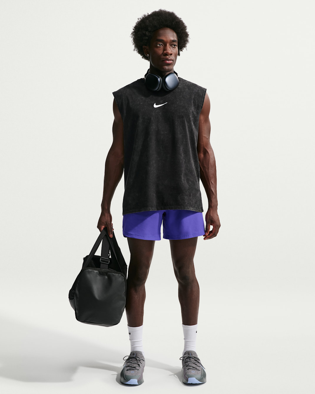 Nike Pro Training Men's Dri-FIT 6" Shorts - Persian Violet/Black