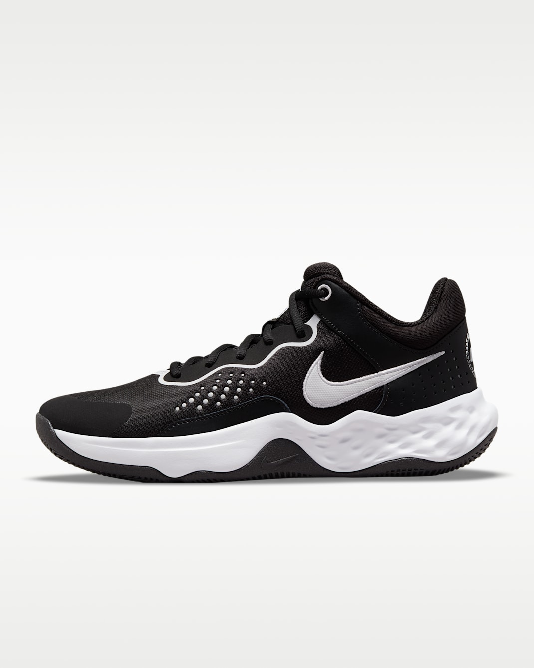 Nike Fly.By Mid 3 Basketball Shoes - Black/White