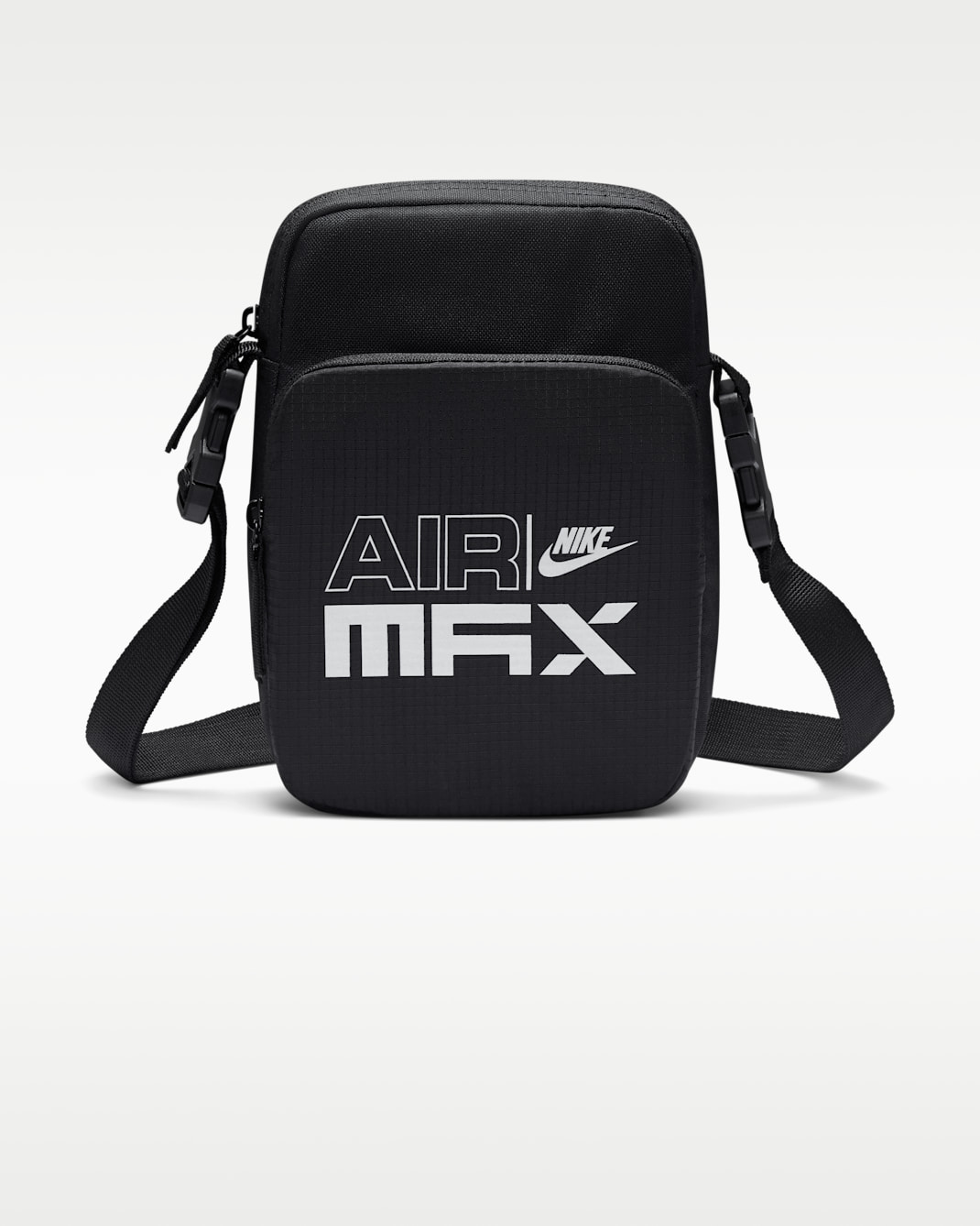 Nike Heritage Crossbody-Tasche (4 l) - Schwarz/Schwarz/Reflect Silver