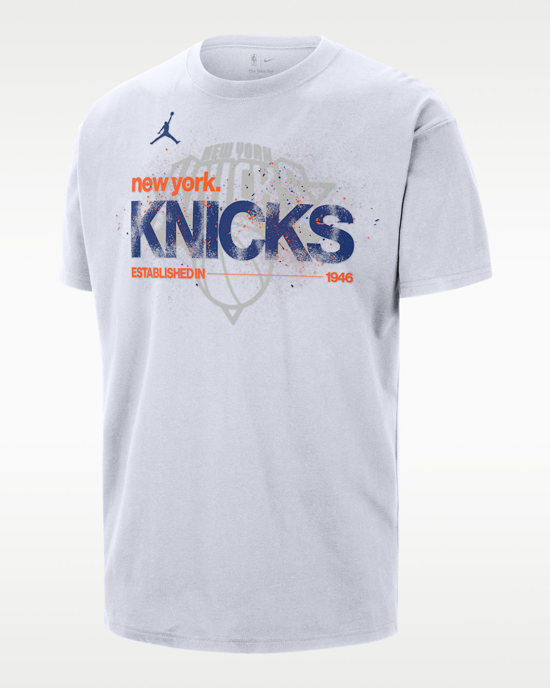 New York Knicks Courtside Jordan '85 NBA Statement T-Shirt (Herren) - Weiß