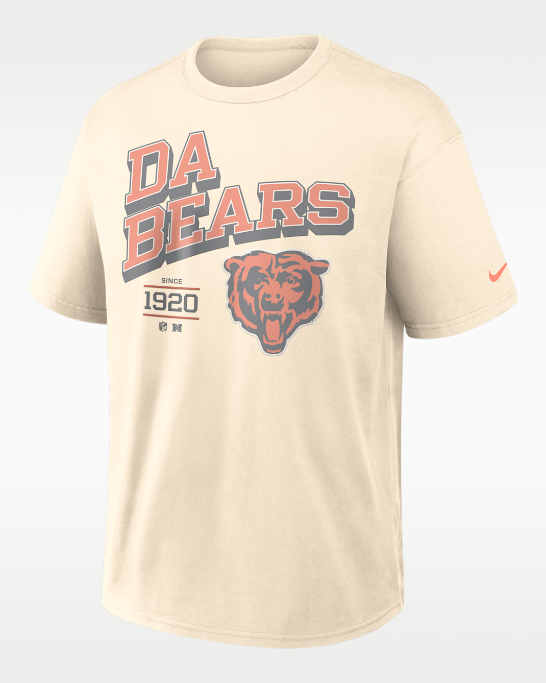Chicago Bears Max90 Men's Nike NFL T-Shirt - Natural