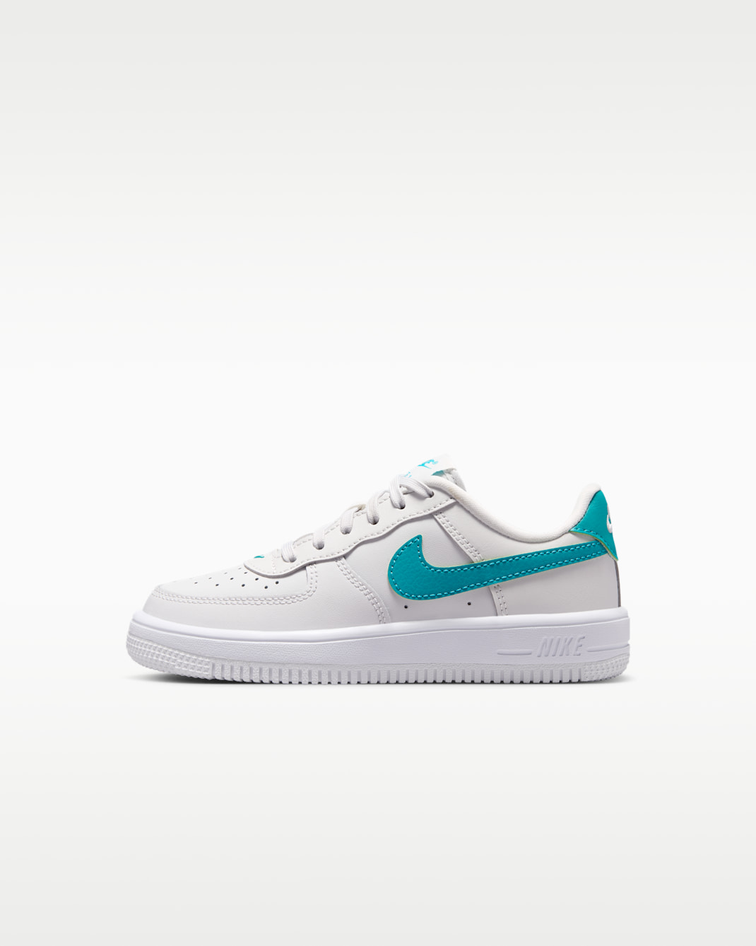 Nike Force 1 Low Little Kids' Shoes - Platinum Tint/White/Energy
