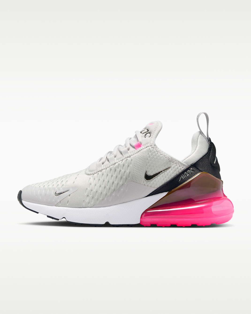 Nike Air Max 270 Women's Shoes - Photon Dust/Hyper Pink/White/Metallic Silver