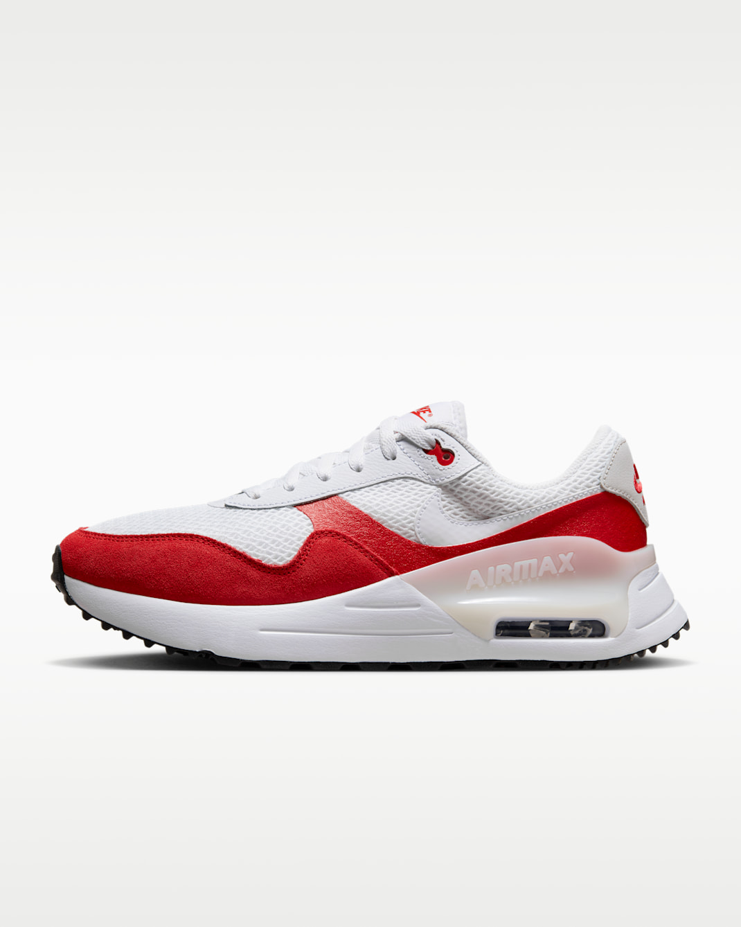 Nike Air Max SYSTM Men's Shoes - White/University Red/Photon Dust/White