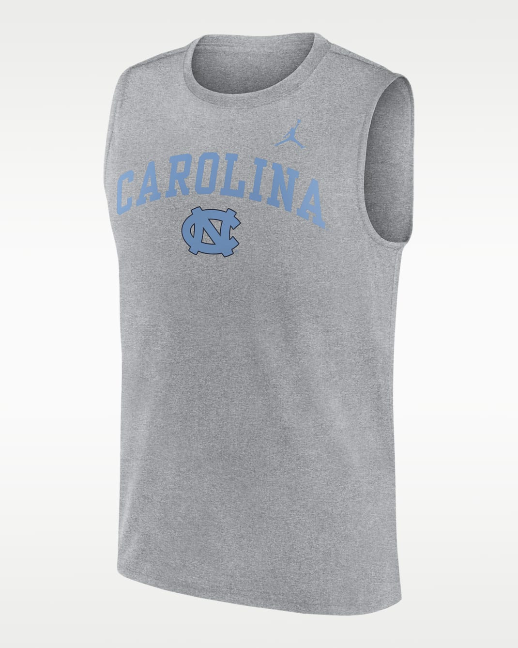 North Carolina Primetime Arch Legend Men's Nike Dri-FIT College Muscle Tank Top - Grey