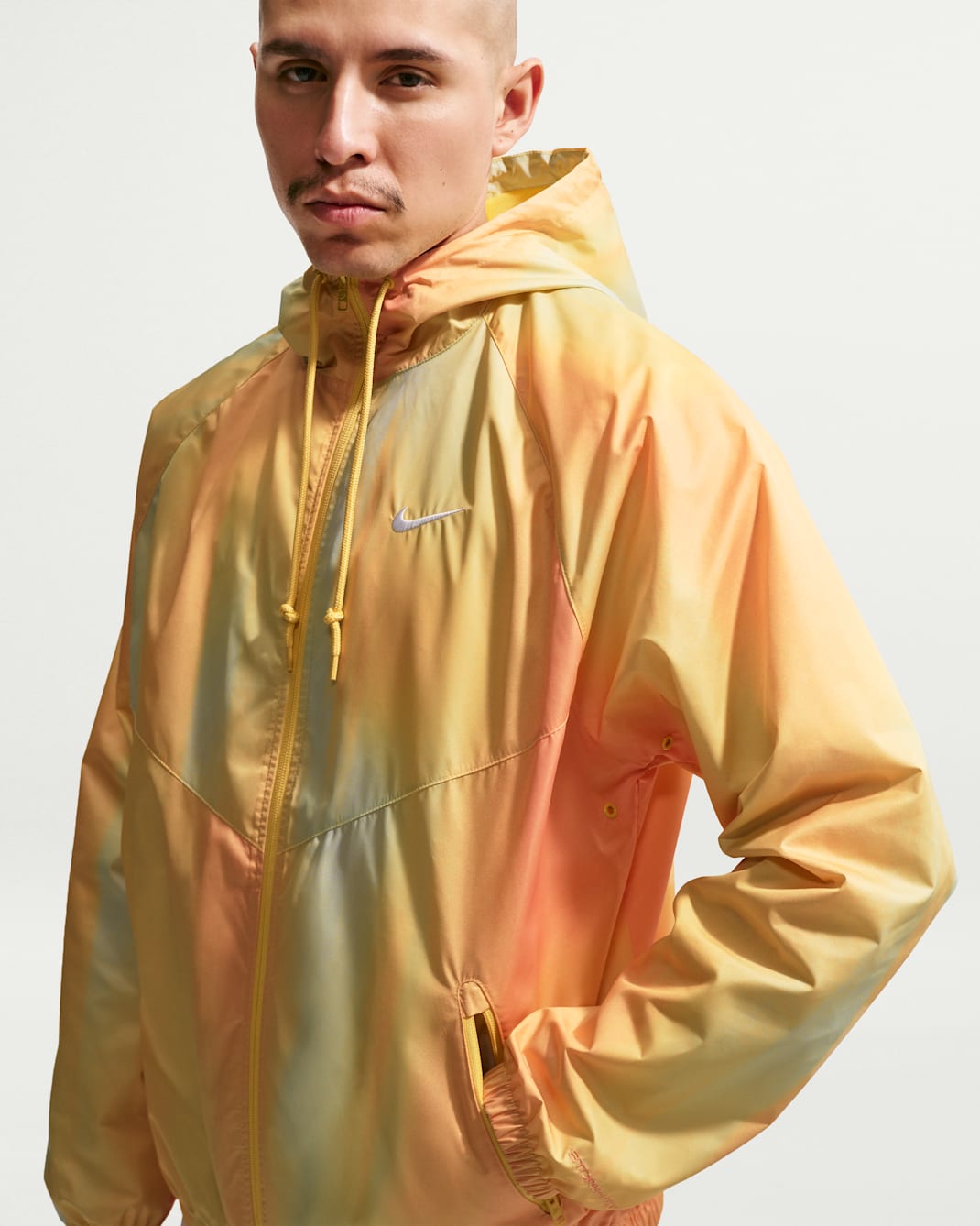Nike Windrunner Men's Lined Jacket - Topaz Gold/White