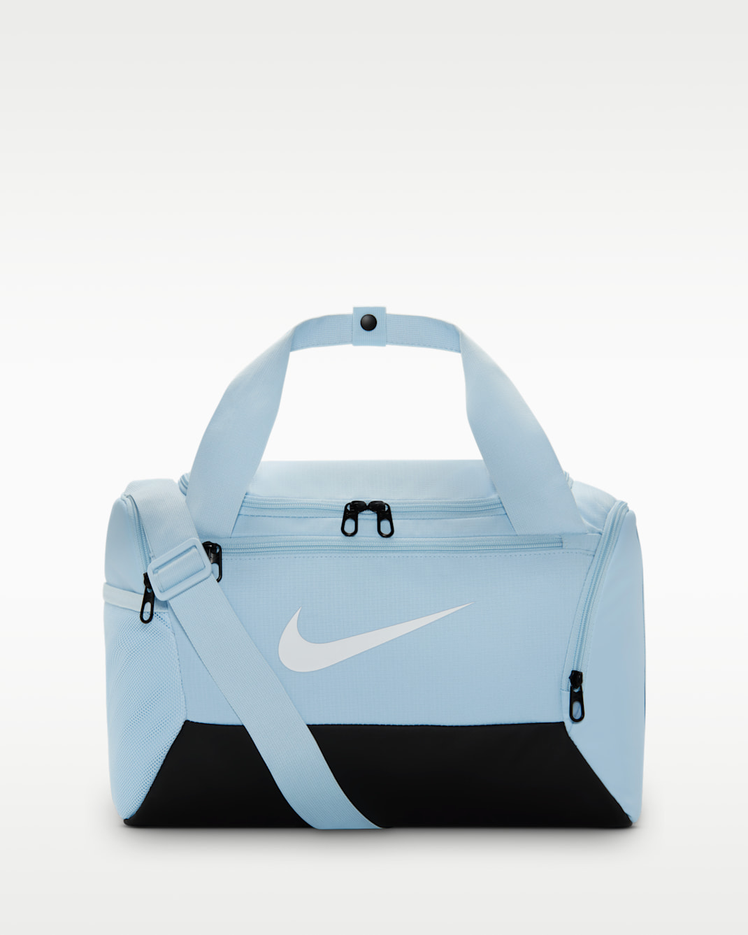 Nike Brasilia 9.5 Trainingstasche (XS, 25 l) - Celestine Blue/Schwarz/Weiß