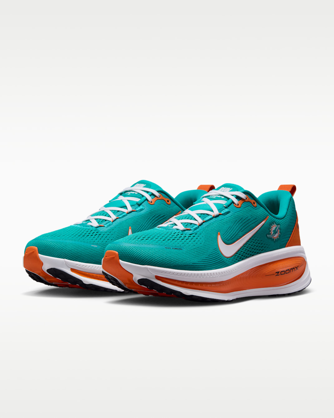 Nike Vomero 18 (Miami Dolphins) Men's NFL Road Running Shoes