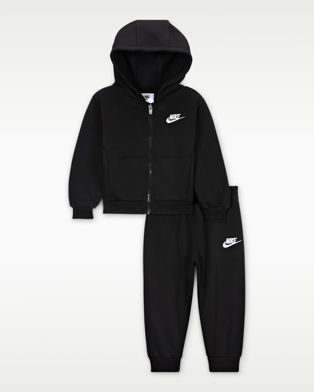 Nike Baby (12-24M) 2-Piece Club Full-Zip Set - Black