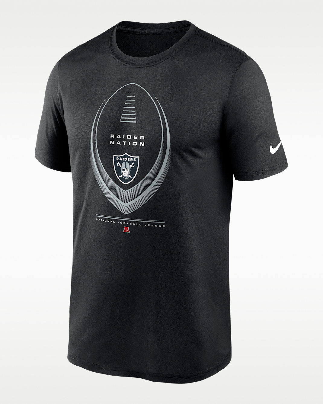 Playera Nike Dri-FIT de la NFL para hombre Las Vegas Raiders Legend Icon - Negro