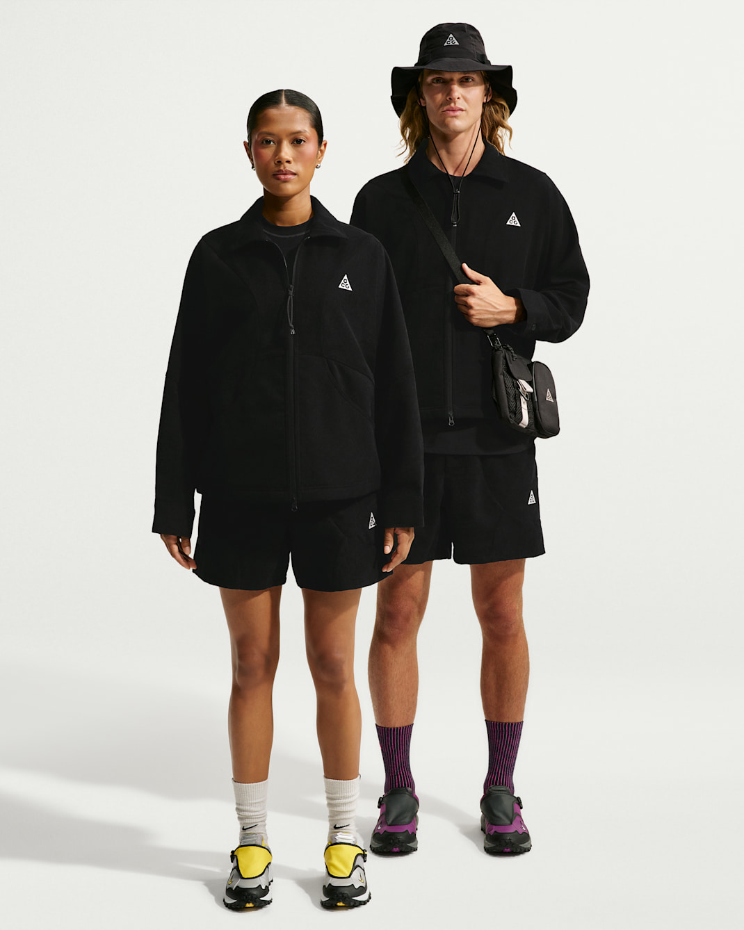 ACG 'Dolomiti' Corduroy Jacket - Black/Black/Summit White