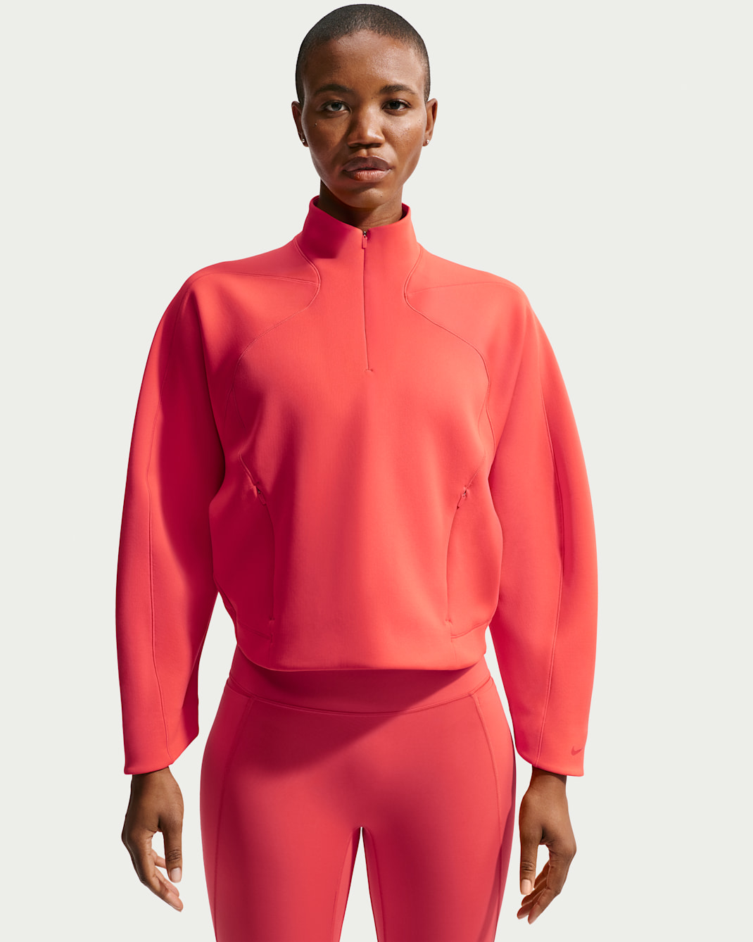 Nike Universa Women's Dri-FIT 1/4-Zip Top - Light Crimson/Light Crimson/University Red