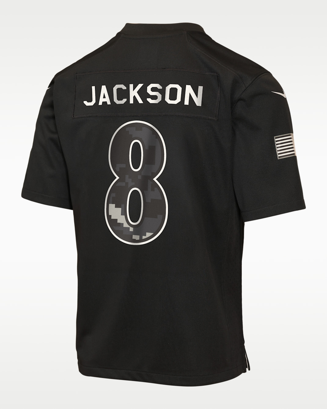 Lamar Jackson Baltimore Ravens Salute to Service Big Kids' Nike NFL Game Jersey