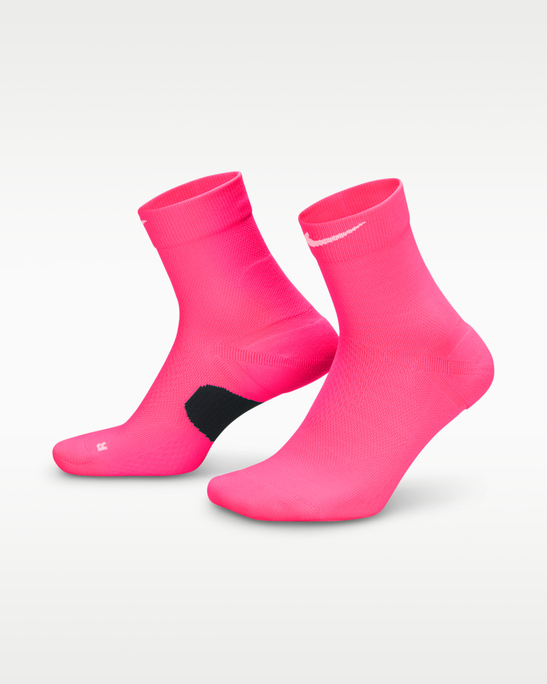 ถุงเท้าข้อกลาง Nike Running Midweight (1 คู่) - Hyper Pink/ดำ/ขาว