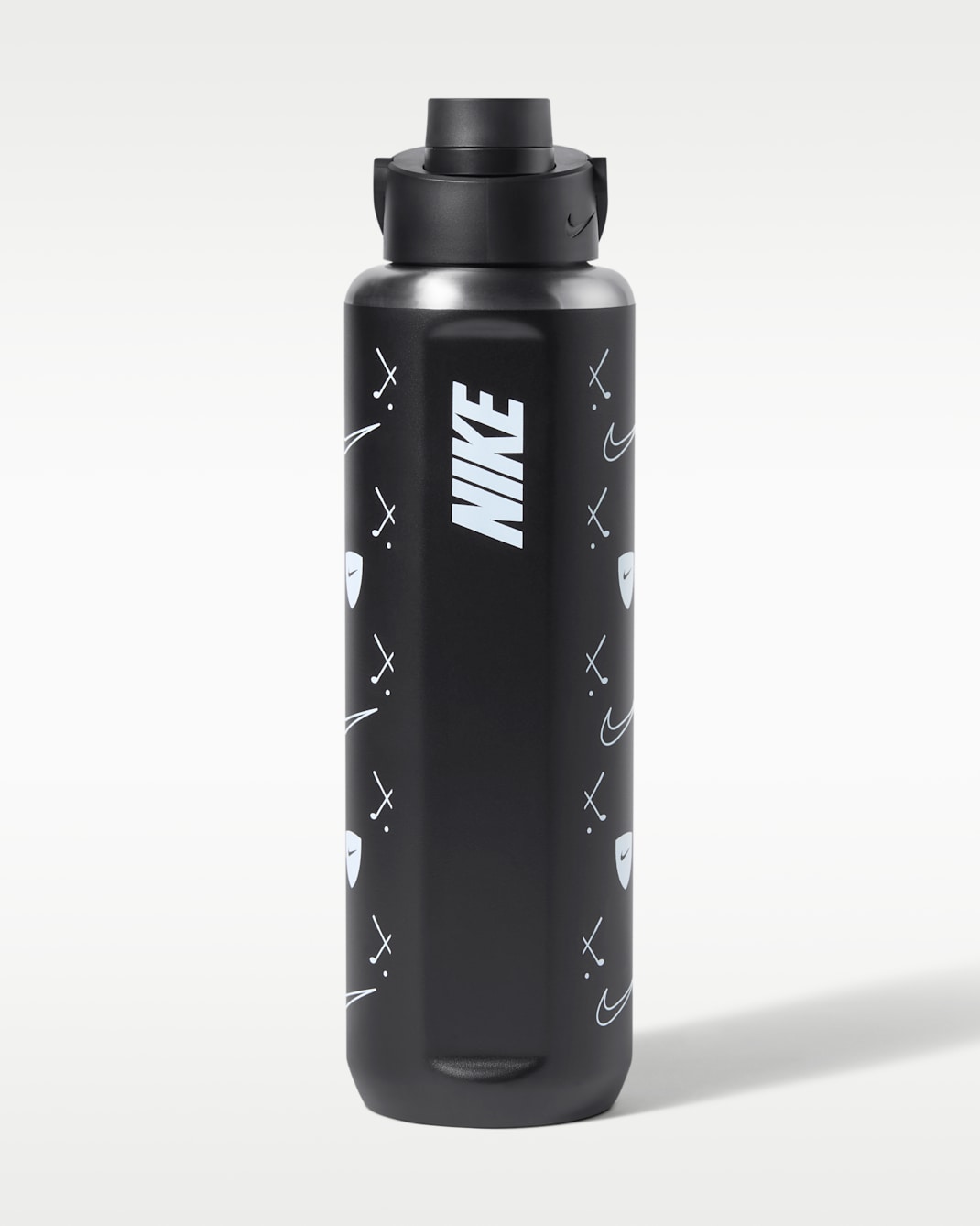 Nike Recharge Stainless Steel Recharge Chug Bottle (24oz) - Black/Black/White
